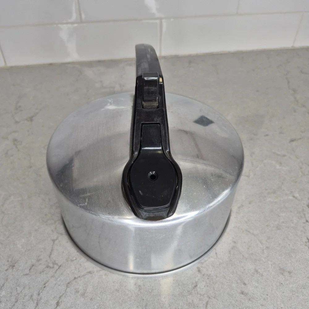 Foley Tea Kettle Vintage Aluminum 2.5 Qt Silver